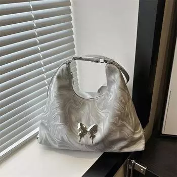 Сумка-тоут женская новая большая вместительная дорожная сумка на лето повседневная сумка на цепочке через плечо текстурный рюкзак модный