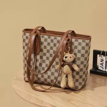 Сумка-тоут женская, новый стиль, женская сумка, сумка через плечо, ретро, большая вместимость, ручная сумка для поездок на работу