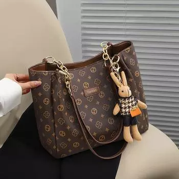 Сумка-тоут женская осенне-зимняя новая высококачественная большая вместительная сумка через плечо для поездок на работу и на каждый день