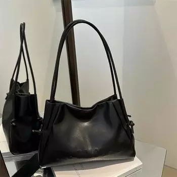 Сумка-тоут женская сумка 2024 новая сумка большая вместительная сумка через плечо женская сумка с тиснением подмышкой белый