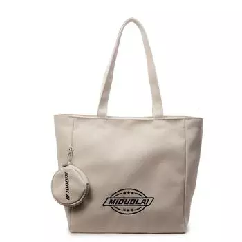 Сумка-тоут женская сумка через плечо большая вместимость сумка подмышкой бежевый