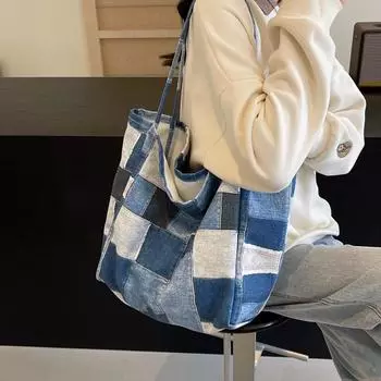 Сумка-тоут Женская сумка через плечо через плечо фиолетовый