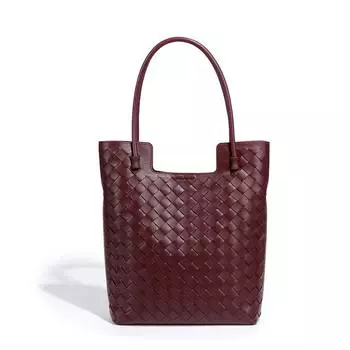 Сумка-тоут, женская сумка на весну и лето, модная плетеная сумка, высококачественное ощущение, супермягкая кожа, ручная сумка из натуральной кожи на одно плечо