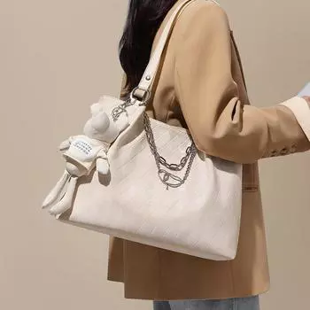 Сумка-тоут женская весна-лето высококачественная кожаная женская сумка через плечо для поездок на работу