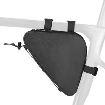Сумка-треугольная сумка для рамы велосипеда с сетчатым карманом, водонепроницаемая, светоотражающая, легкая, для горного велосипеда, шоссейная, горная