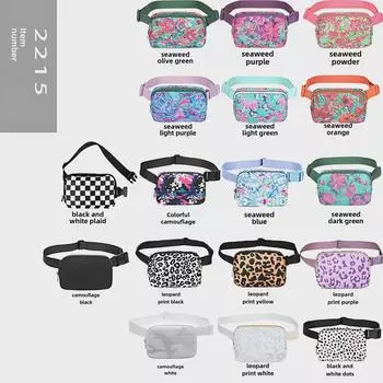 Сумка-унисекс на талию и грудь Spot Lulu: Легкая, водонепроницаемая нейлоновая сумка для занятий спортом на открытом воздухе, бега и хранения мобильных телефонов.