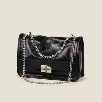 Сумка Универсальная женская сумка Сумка через плечо Сумки из кожи для подмышек Весенне-летняя сумка-цепочка Маленькая квадратная сумка