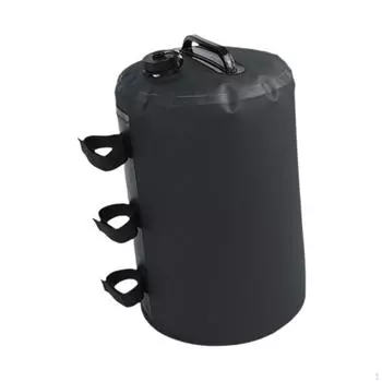 Сумка-утяжелитель для тента Многофункциональная палатка с песком Водонепроницаемая ветрозащитная для зонта на патио чёрный