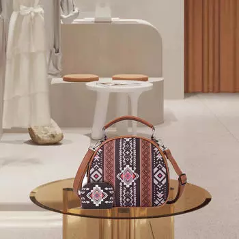 Сумка в богемном стиле для женщин, холщовая, переносная, наплечная сумка, пляжная Coffee