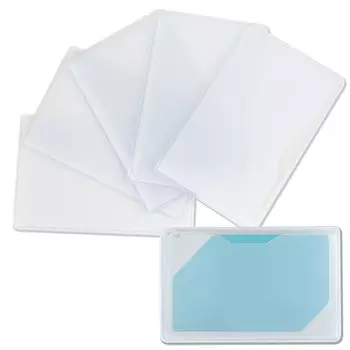 Сумка в Чехол для карты из ПВХ, чехол для кредитной карты, толстое отверстие, полупрозрачный винил [обработка OPP] [Сделано в Японии] (защитный чехол) [5 штук]