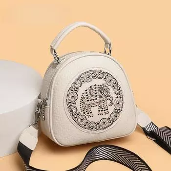 Сумка в китайском стиле со слоном и заклепками для женщин, летняя универсальная сумка для мобильного телефона, сумка через плечо, новый нишевый дизайн, сумка через плечо для мам