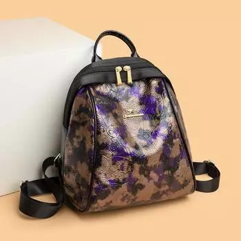 Сумка в китайском стиле, высококачественный женский рюкзак с принтом тай-дай, большая вместимость, многофункциональный повседневный рюкзак