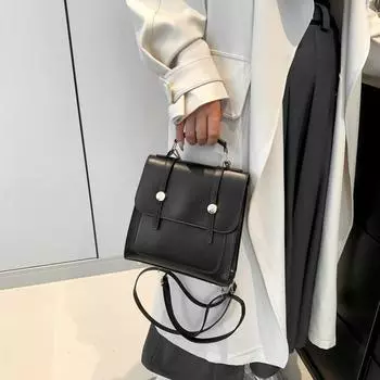 Сумка в стиле Courtyard, простой рюкзак, женская сумка, мода и отдых, сумка на одно плечо, небольшой рюкзак. коричневый