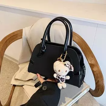 Сумка в стиле иностранного стиля Frosted Fashion, женская, осенне-зимняя, взрывная, простая, повседневная, универсальная, большой емкости, для поездок на работу, сумка-мессенджер Without pendant красный