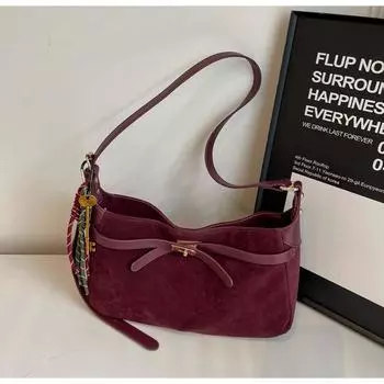 Сумка в стиле ретро для женщин, большой емкости, новинка 2024 года, осенне-зимняя сумка для отдыха, сумка-мессенджер для поездок на работу чёрный