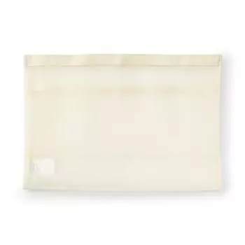 Сумка-в-сумке MUJI из нейлоновой сетки цвета слоновой кости для формата А4 Ширина 37 x Высота 25 x Глубина дна 3,5 см 83767457