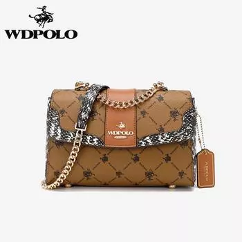 Сумка WDPOLO, новинка 2023 года, летняя модная сумка-джокер, сумка с старым цветком, сумка для пожилых людей, женская сумка-мессенджер M