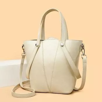 Сумка-ведро Большая вместительная сумка для подмышек Универсальная сумка-тоут Сумка для поездок на работу чёрный