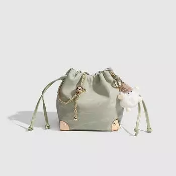 Сумка-ведро Flower Shadow Cloud Xi, женская дизайнерская сумка через плечо Ins, сумка через плечо, сумка на цепочке