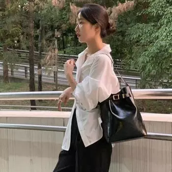 Сумка-ведро из кожи Niche, новая сумка-тоут из коровьей кожи с масляным воском, сумка через плечо