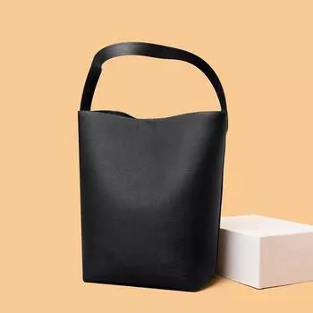 Сумка-ведро из натуральной кожи для женщин, большая вместимость, мягкая сумка через плечо