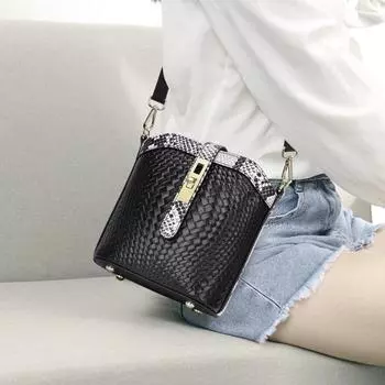 Сумка-ведро из натуральной кожи, женская сумка из коровьей кожи, сумка через плечо, новая модная повседневная универсальная летняя женская сумка небольшого размера