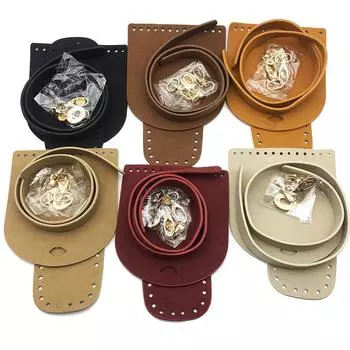 «Сумка-ведро из ротанга ручной работы с длинным ремнем и аксессуарами для самостоятельного изготовления»