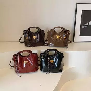 Сумка-ведро Maillard в стиле ретро для деловых поездок, универсальная сумка через плечо для мам, сумка через плечо no pendant