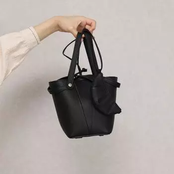 Сумка-ведро Niche Design, женская сумка через плечо, сумка-тоут, большая вместительная сумка, корзина для овощей, женская сумка чёрный