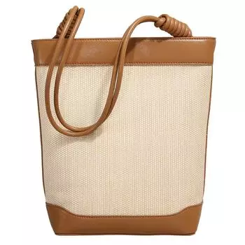 Сумка-ведро, новая женская пляжная сумка из травяной ткани, большая сумка Ins Wind, сумка через плечо большой вместимости