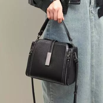 Сумка-ведро, новая женская сумка из натуральной кожи, сумка через плечо, портативная роскошная сумка для поездок на работу