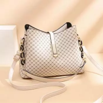 Сумка-ведро с принтом, женская сумка на плечо из искусственной кожи, модные бренды, сумка через плечо, дизайнерская сумка-портфель с клапаном, дизайнерские сумки 26x12x19cm хаки