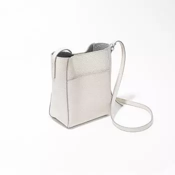 Сумка-ведро в корейском стиле, новая текстура, женская сумка из натуральной кожи, универсальная простая сумка через плечо из натуральной кожи с верхним слоем