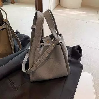 Сумка-ведро женская, новая модная женская сумка, высококачественная сумка для осени и зимы, ручная сумка-корзина для овощей через плечо