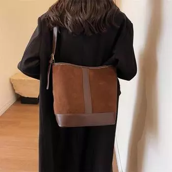 Сумка-ведро Женская сумка через плечо Сумка-тоут