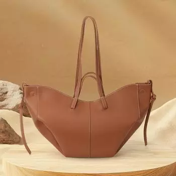 Сумка Wings Bag, большая вместимость, корейская версия, сумка через плечо с сумкой-тоут, роскошная сумка коричневый