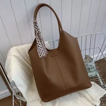 Сумка вместимости в стиле ретро, женская модная сумка через плечо и подмышку, универсальная сумка-ведро для поездок на работу и обратно хаки