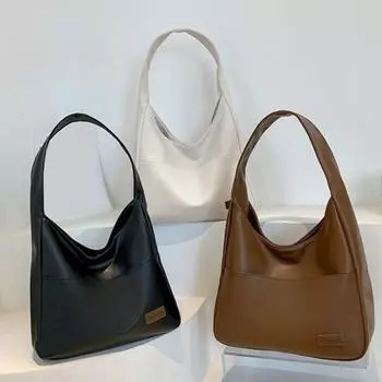 Сумка водонепроницаемая искусственная кожа тоут стильный текстурированный чехол для хранения женские аксессуары коричневый