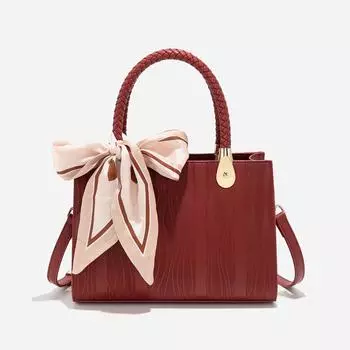 Сумка высокого класса, Подарок на день рождения для мамы, Красная свадебная сумка, Сумка через плечо на одном ремне для невесты