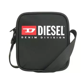 Сумка X09553 P5480 черная RINKE полиэстер деним Division Logo Crossbody для мужчин и женщин [дизель] (Рюкзак) [Бренд] [Товар]