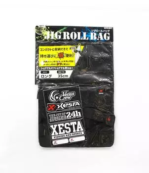 Сумка Xesta Jig Roll, длинная, 27 x 37 см, черная (1652 г.) N/A чёрный