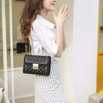 Сумка Xiaoxiangfeng, новая женская сумка, модная и универсальная сумка на цепочке Lingge, модная и эстетичная сумка через плечо