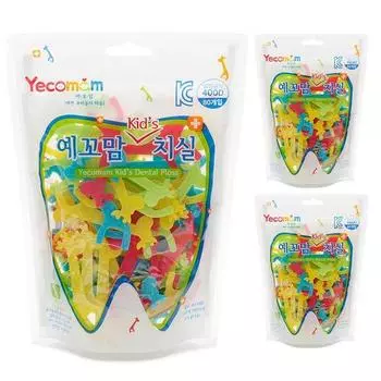 Сумка Yekko Mom Kids на молнии с зубной нитью, 80 шт., 3 шт.