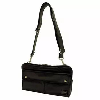 Сумка Yoshida Bag Freestyle через плечо, черная [Porter] 707-07144 (1. (10))