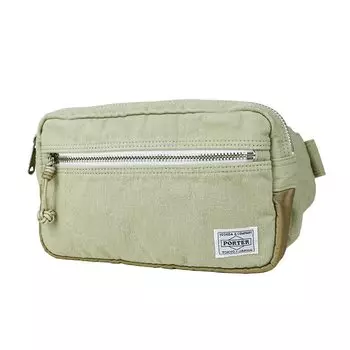 Сумка Yoshida Bag PORTER WEAVE поясная сумка бежевая 537-05350