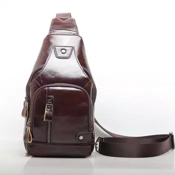 Сумка Zency через плечо с многофункциональными карманами, спортивная дорожная сумка-слинг чёрный