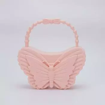 Сумка-желе для кукол Bohao Butterfly Barbie: Стильная, универсальная, устойчивая к грязи и легко моющаяся летняя женская сумка. 220x90x140 mm синий