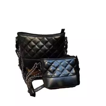 Сумка женская 2024 модная черная сумка для путешествий винтажная универсальная сумка через плечо с цепочкой