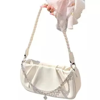 Сумка женская 2024 модная складная сумка через плечо сумка премиум-класса сумка на цепочке сумка через плечо белый