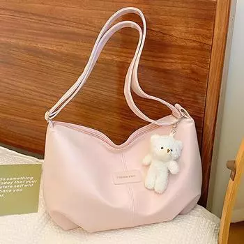 Сумка женская 2024 новая большая вместительная складная сумка через плечо студенческая классная дорожная универсальная сумка через плечо для пельменей